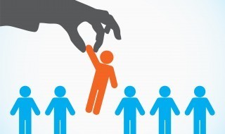Human Resources concept: choosing the perfect candidate for the job
