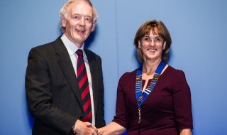 Alison Newlynnew, the new honorary patron of the British Orthodontic Society for 2017