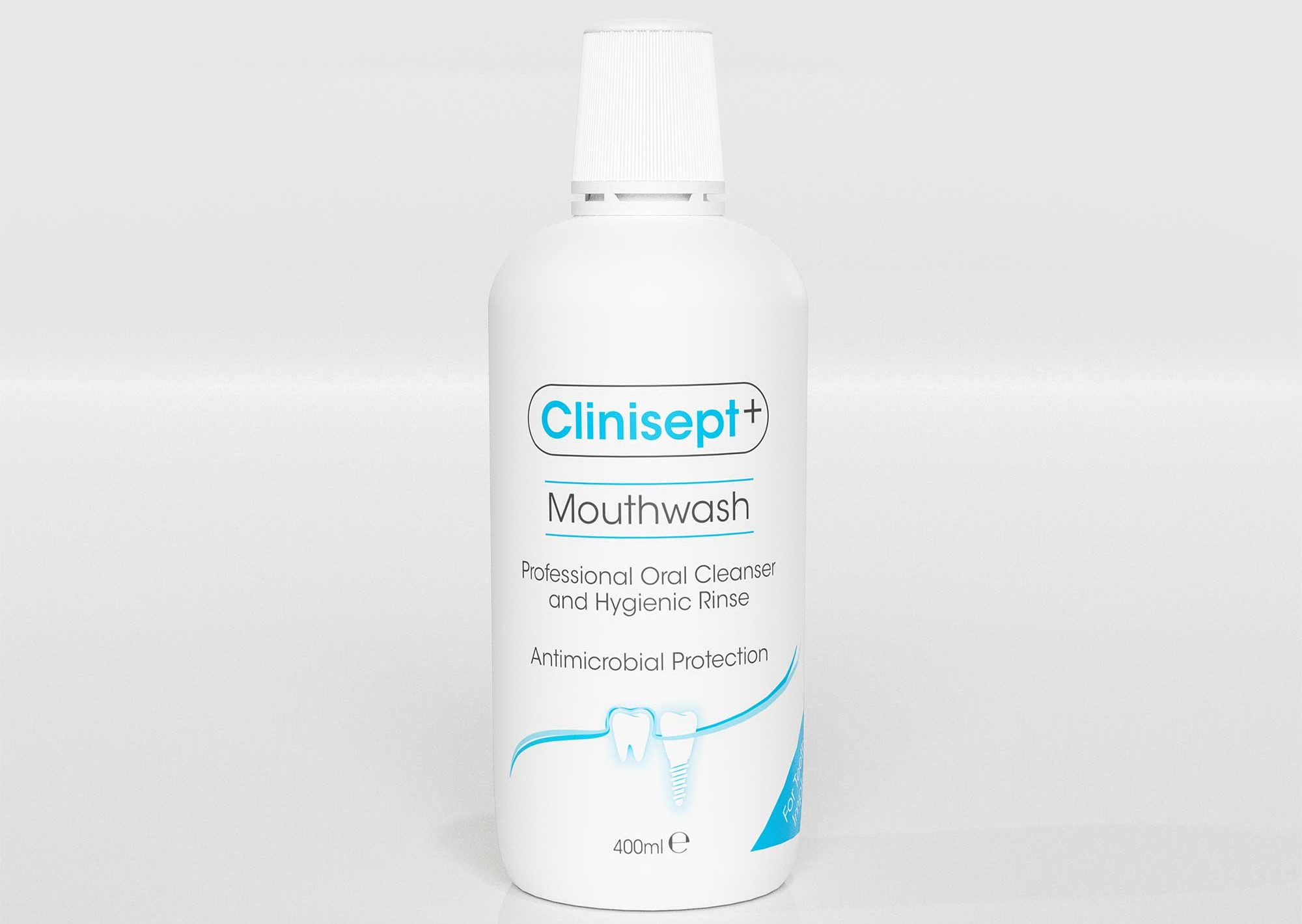 clinisept+ mouthwash bottle
