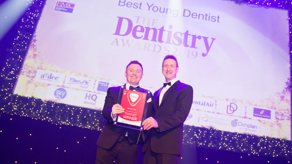 Michael Crilly at the Dentistry Awards