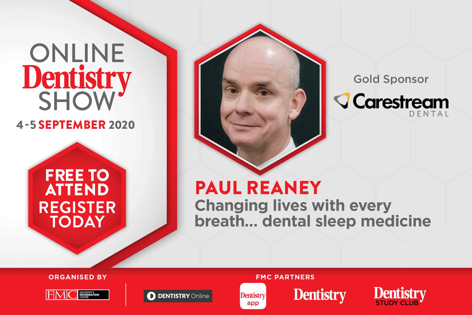 Coming this September, the Online Dentistry Show is putting on the very first virtual exhibition in UK dentistry with support from gold sponsors, Carestream