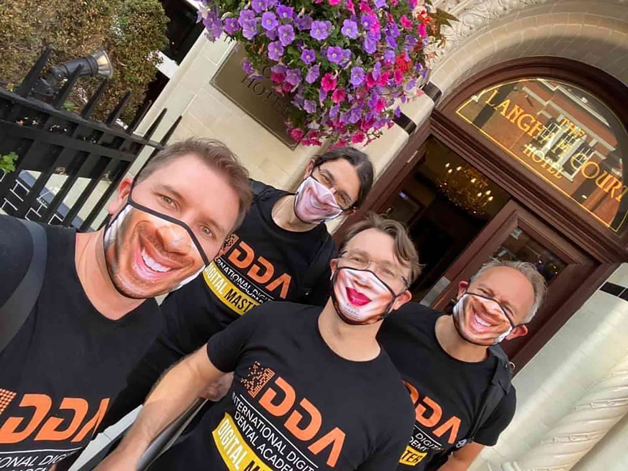 A dentist is making customised and eco-friendly PPE – including face masks and gowns – in a bid to cut plastic waste and raise money for charity