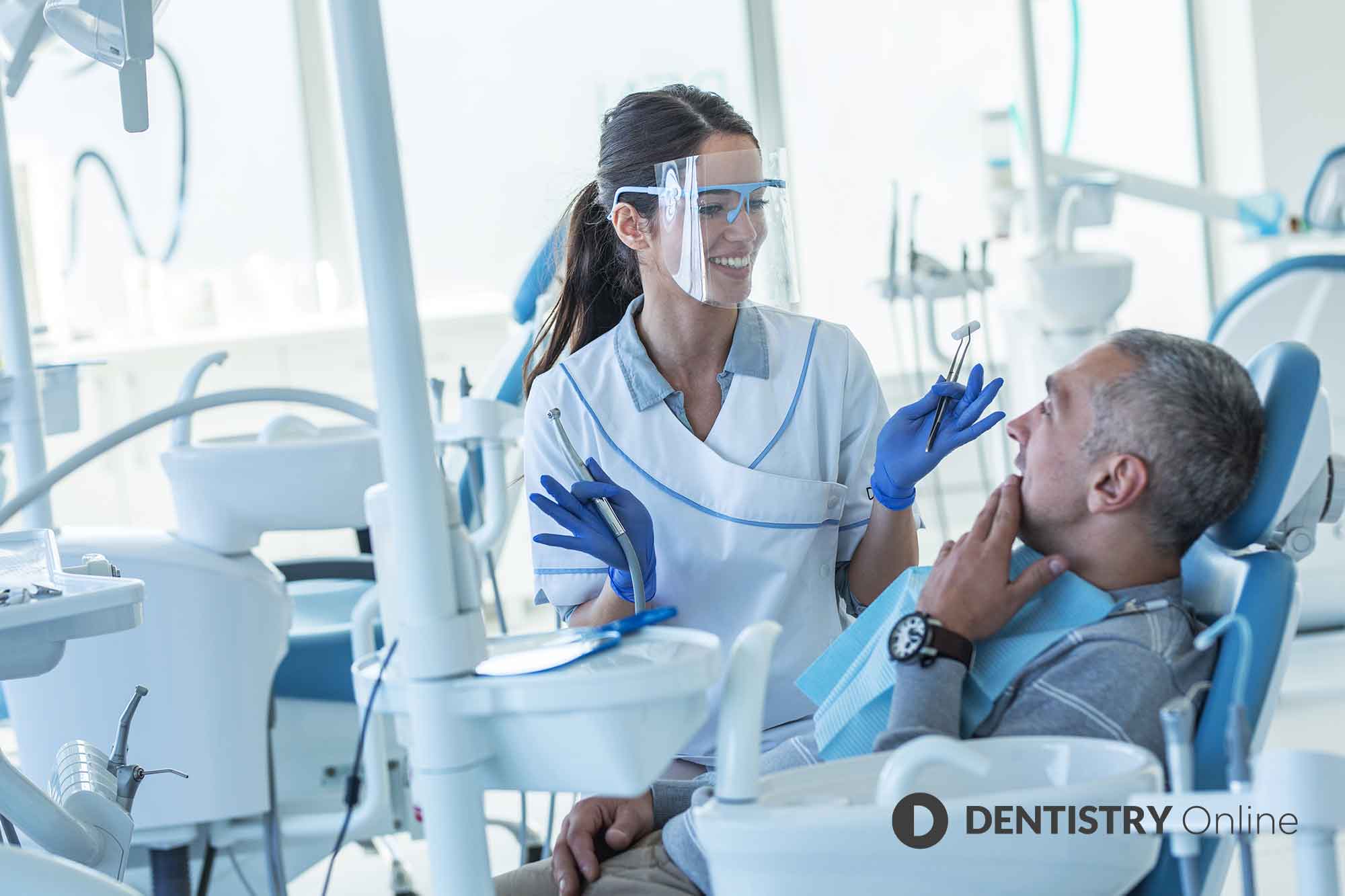 dentist offering patient finance