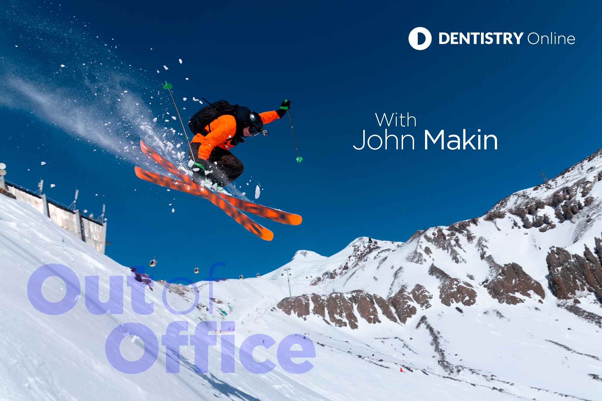 John Makin skiing